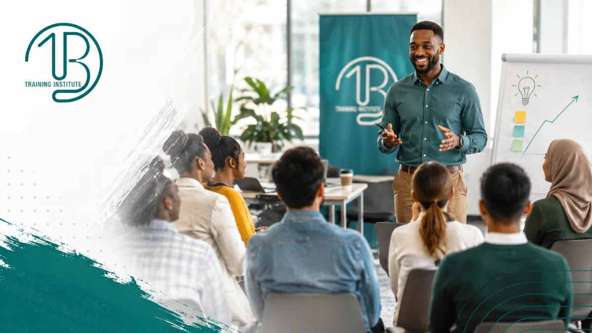 Facilitator hosting a learnership cohort